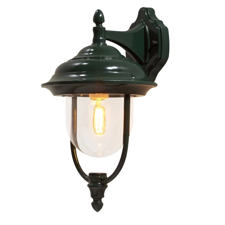 Buitenlamp Parma Down klassiek donkergroen Buitenlamp Parma Down klassiek donkergroen
