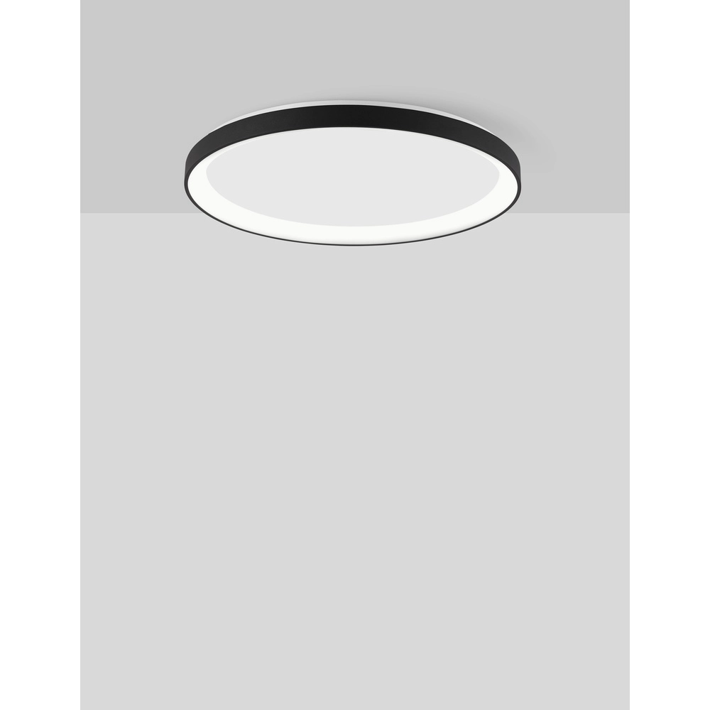 Design plafonniere Pertino Ø 48cm zwart Design plafonniere Pertino Ø 48cm zwart