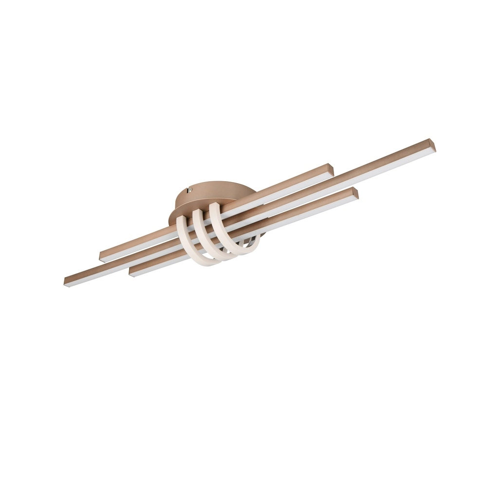 Plafondlamp Cinto design mokka bruin Trio 4017807612486