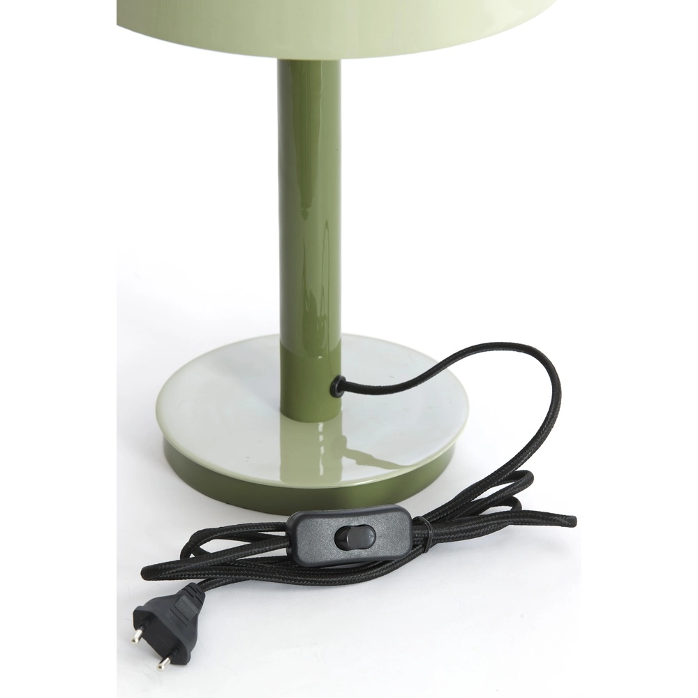 Bureaulamp Marivet glans groen - Ø 25cm Light & Living 8717807816216