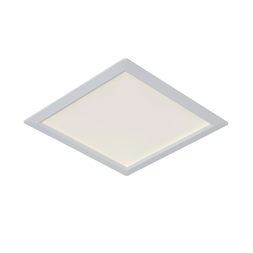 Witte plafonniere Tendo-Led vierkant Lucide 5411212071774