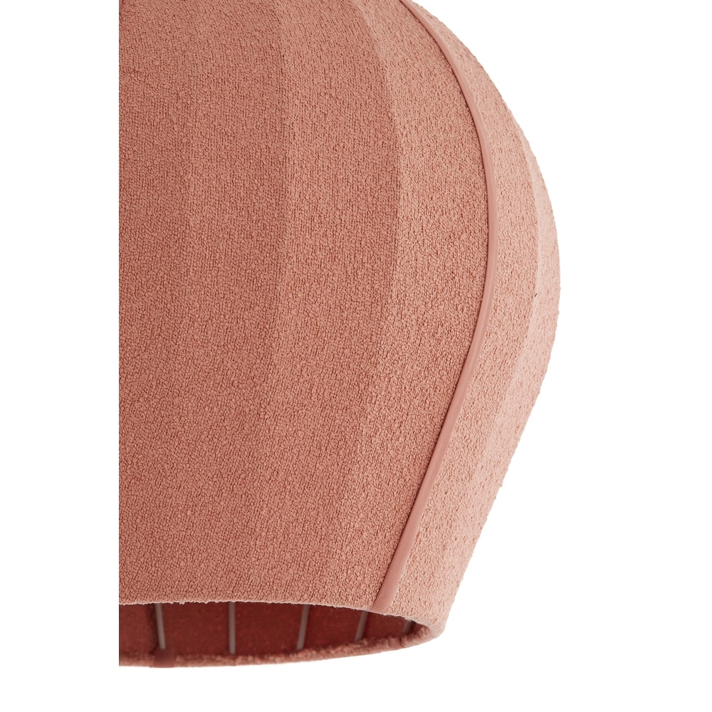 Bouclé hanglamp Zagori Ø 44cm - koraal Light & Living 8717807793098