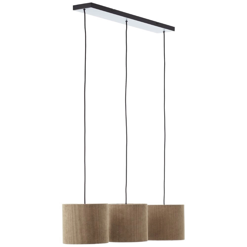 3-lichts hanglamp Tony grijs design Brilliant 4004353446313