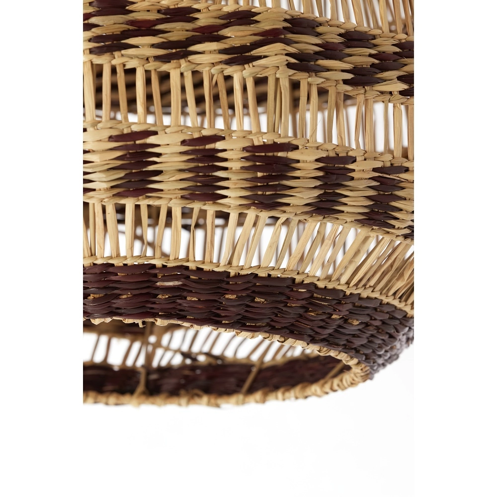 Rotan hanglamp Soluna Ø 56cm - donkerbruin naturel Light & Living 8717807836788