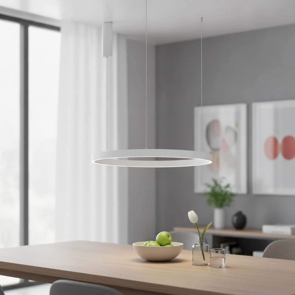 Design hanglamp Elowen wit Ø 80cm
