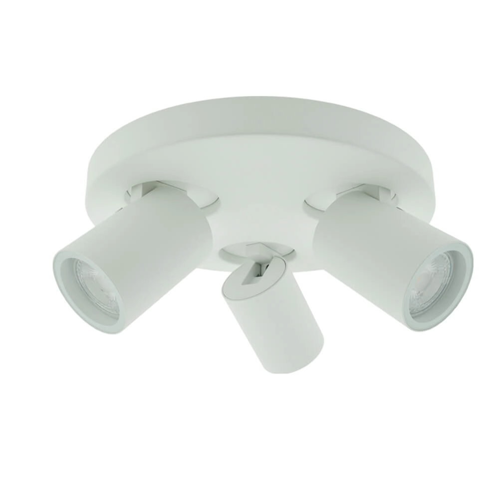 Witte badkamerspot Seller - IP44 3-lichts Lyora 5053423187778
