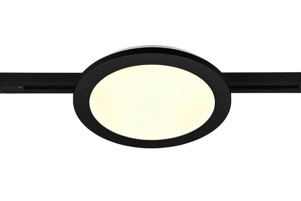 Raillamp Camillus 2-fase 26cm - 3000K zwart Trio 4017807506006