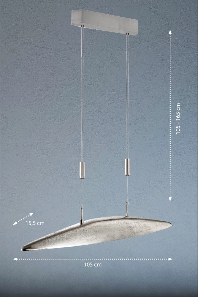 Kantoor hanglamp Colmar 105cm Fischer & Honsel 4003694606332