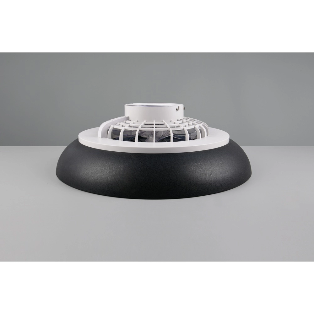 Design ventilator Svaerholt zwart Ø 60cm met RGB functie Trio 4017807688795