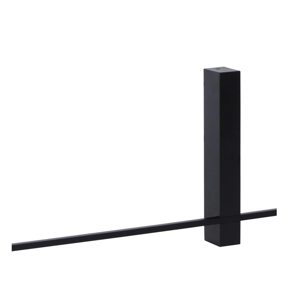 Strakke wandlamp Segin zwart 90cm Lucide 5411212126917