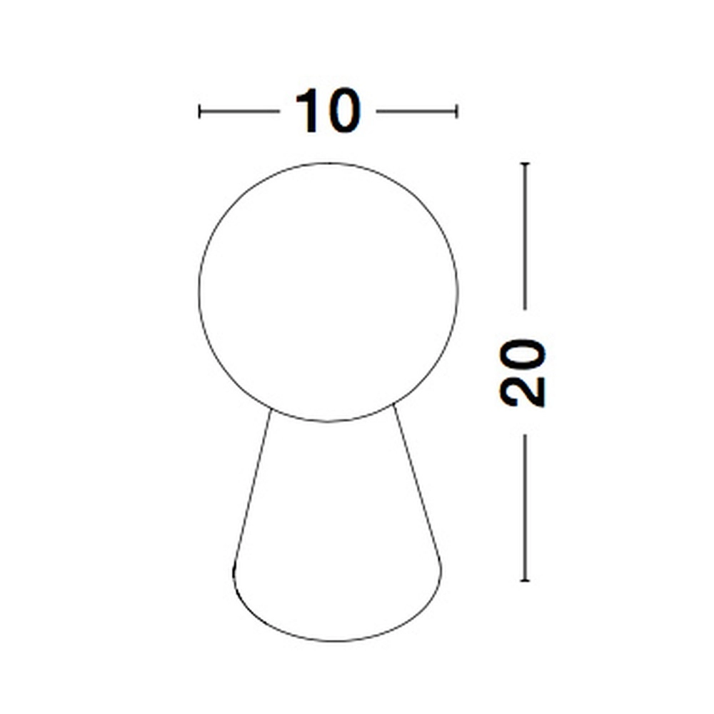 Design tafellamp Zero grijs Lyora 5212017427779