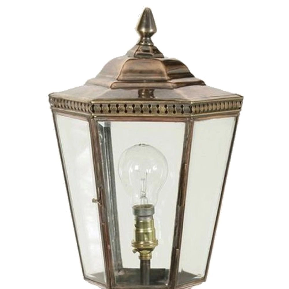 Landelijk buitenlamp Chelsea Pillar handgemaakt - antiek koper (ANT) Limehouse 8716803507067