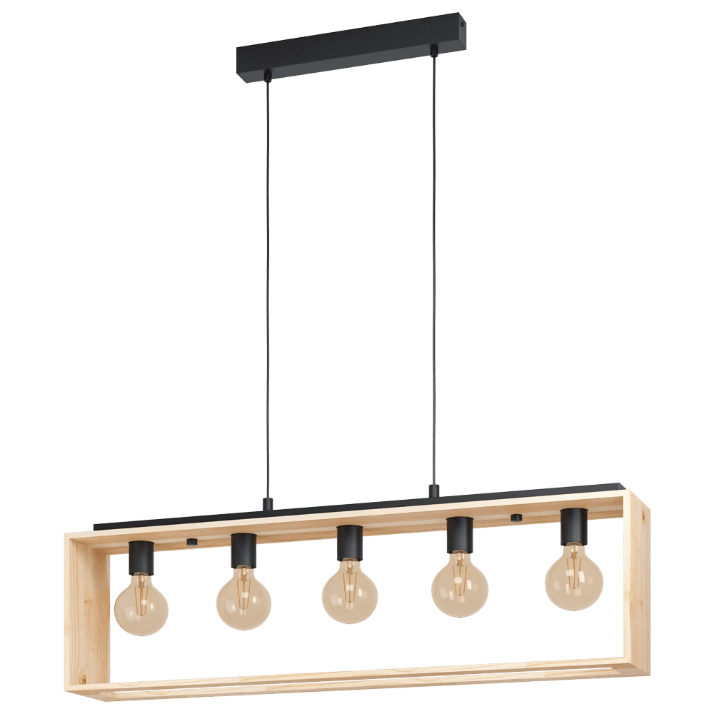 Houten hanglamp Famborough Houten hanglamp Famborough