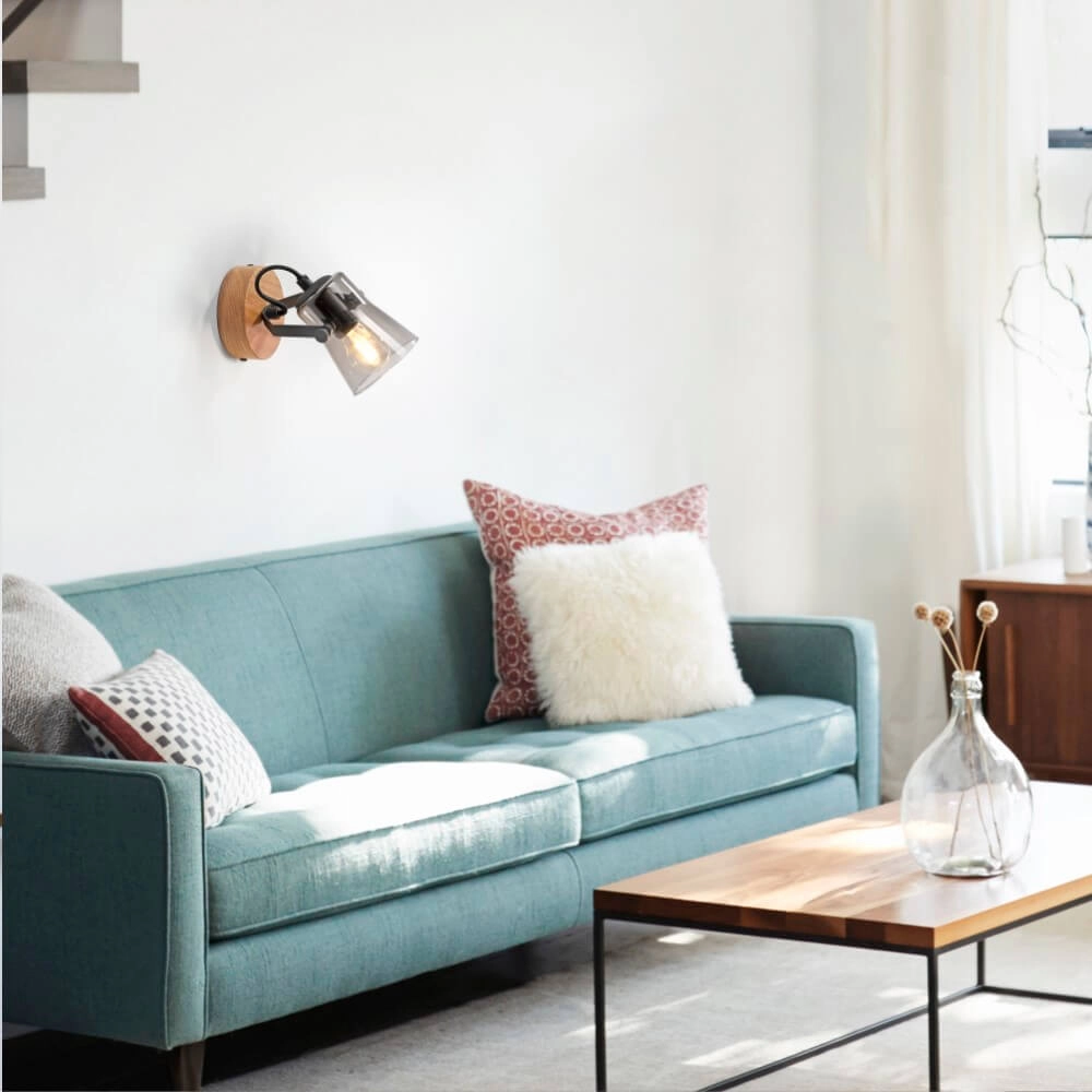 Wandlamp Green Langstrom hout Just Light 4043689994860