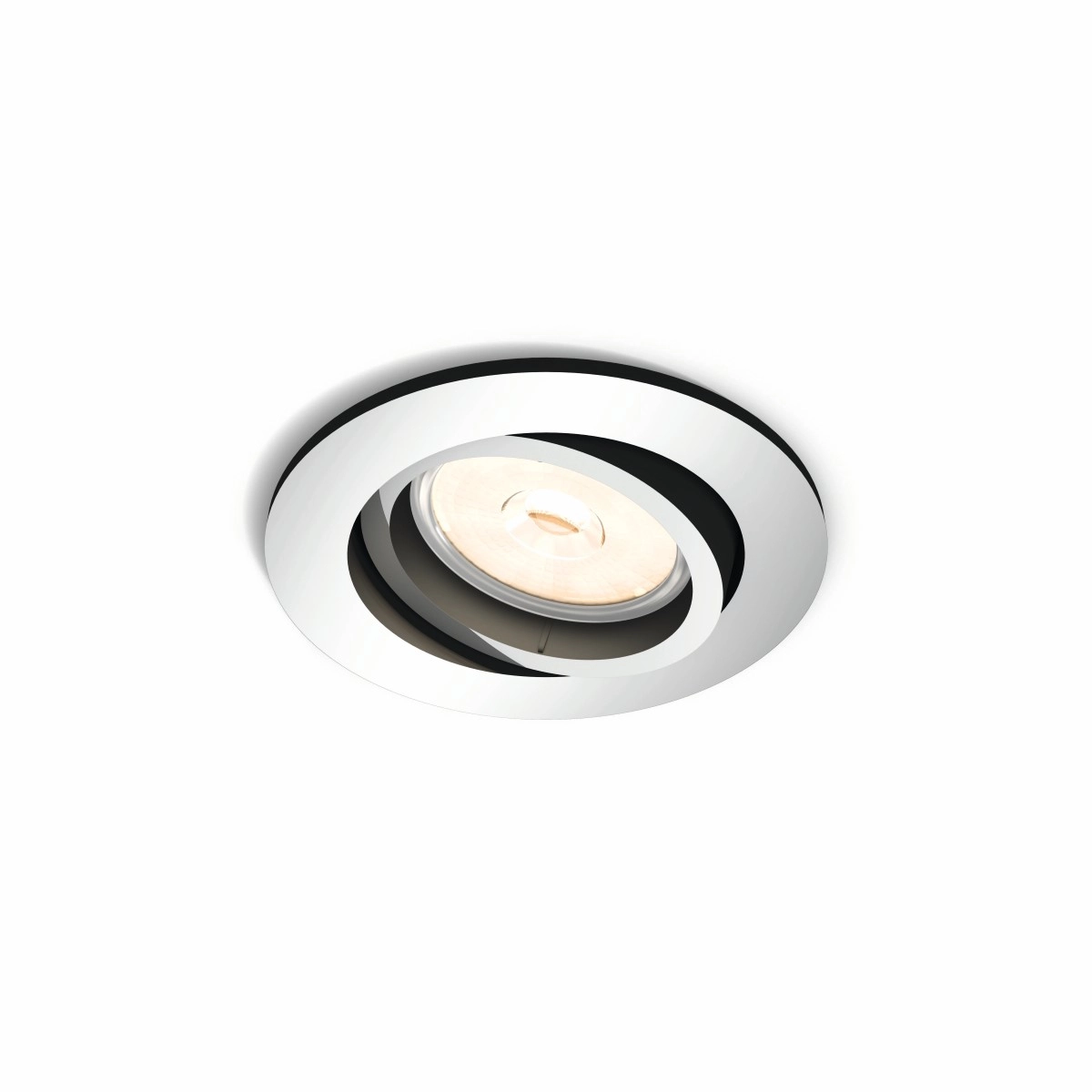 Richtbare inbouwspot Donegal GU10 9cm rond grijs Philips 8718696160855