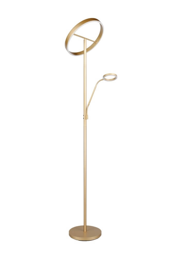 Design leeslamp Willis Goud - 180cm Trio 4017807627923