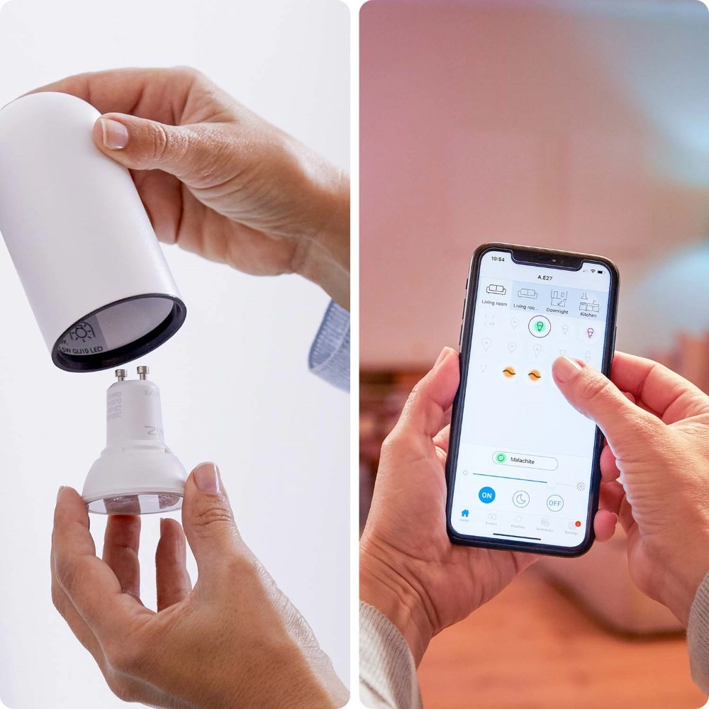 2x 4,8W - GU10 - Led WiZ 8719514551039