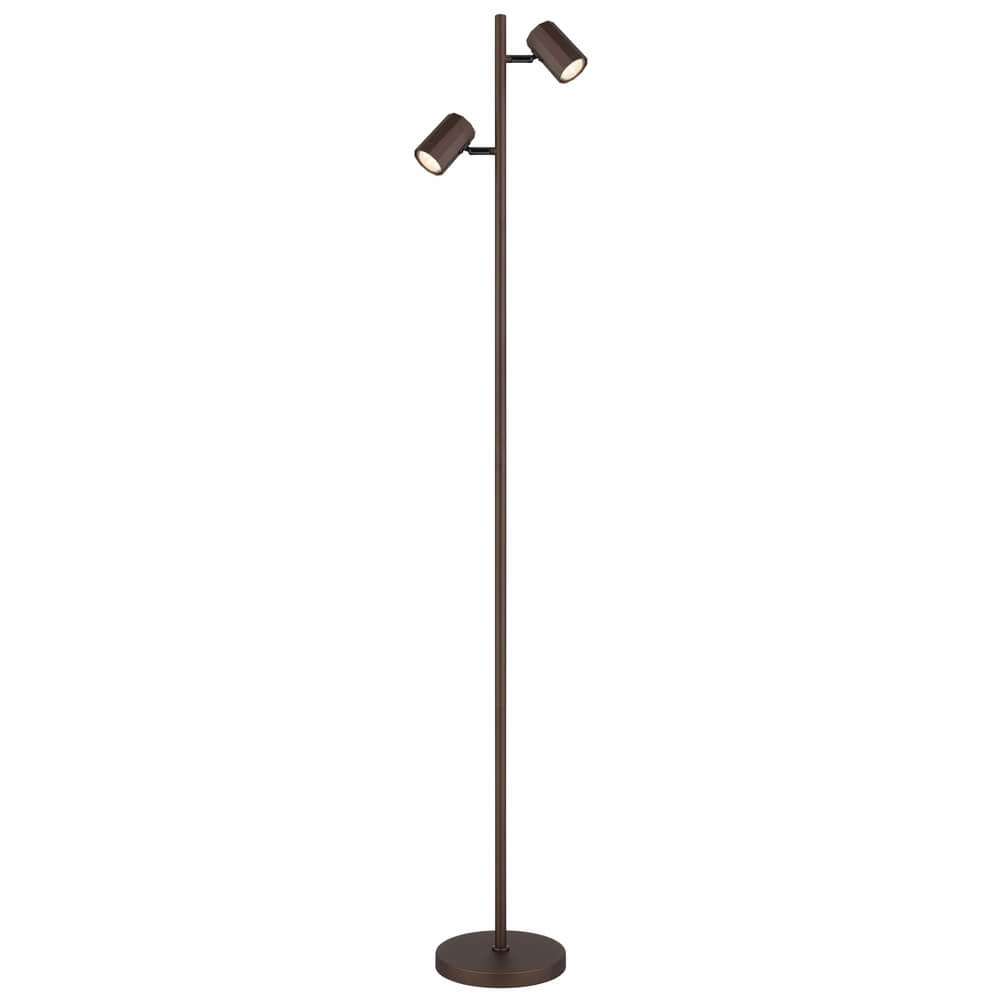 Bronzen vloerlamp James dubbel Bronzen vloerlamp James dubbel