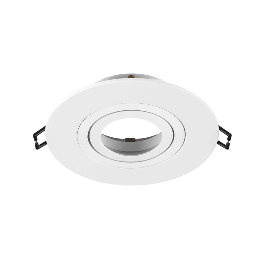 Inbouwring New Tria 75 XL rond wit - zonder fitting