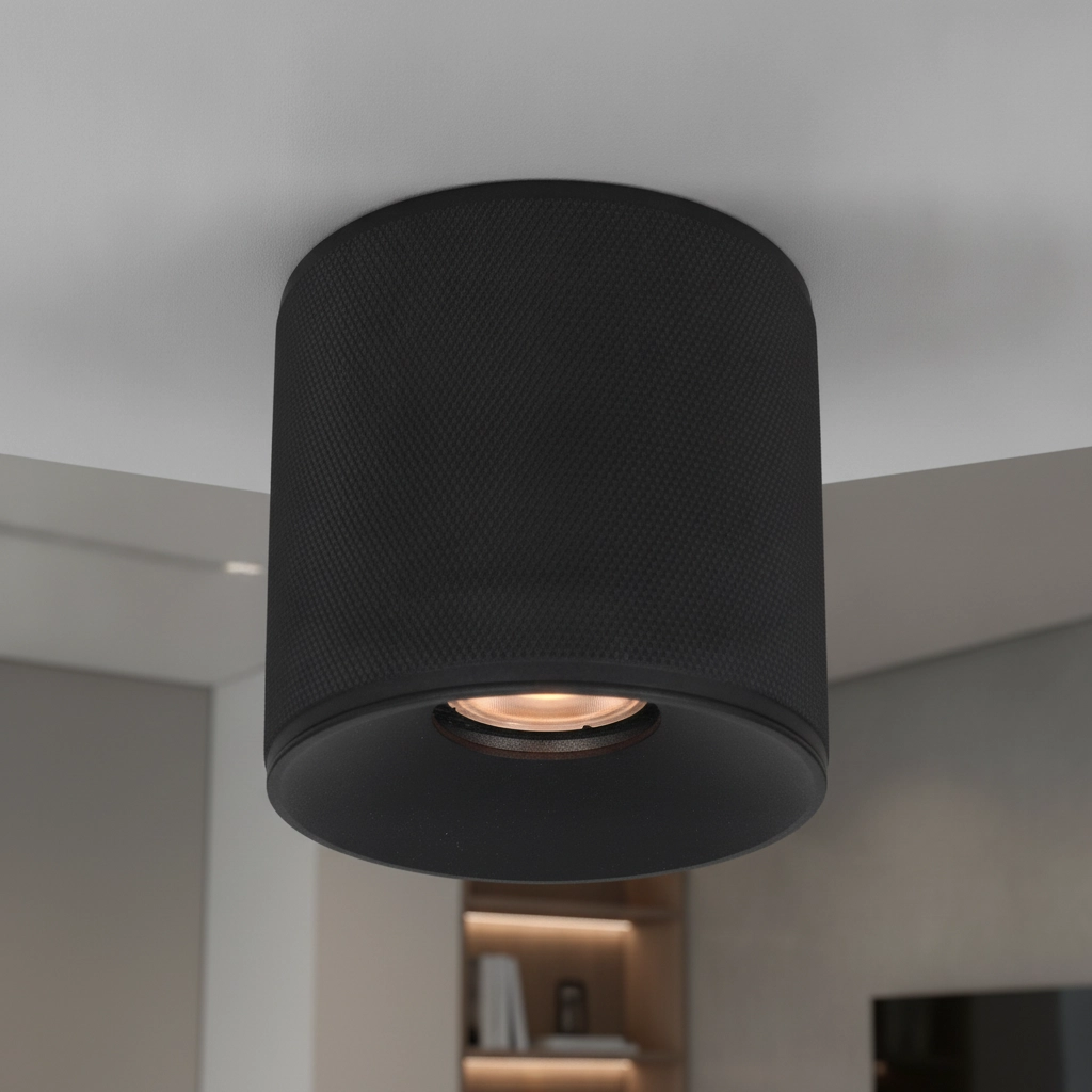 Plafondlamp Costa zwart