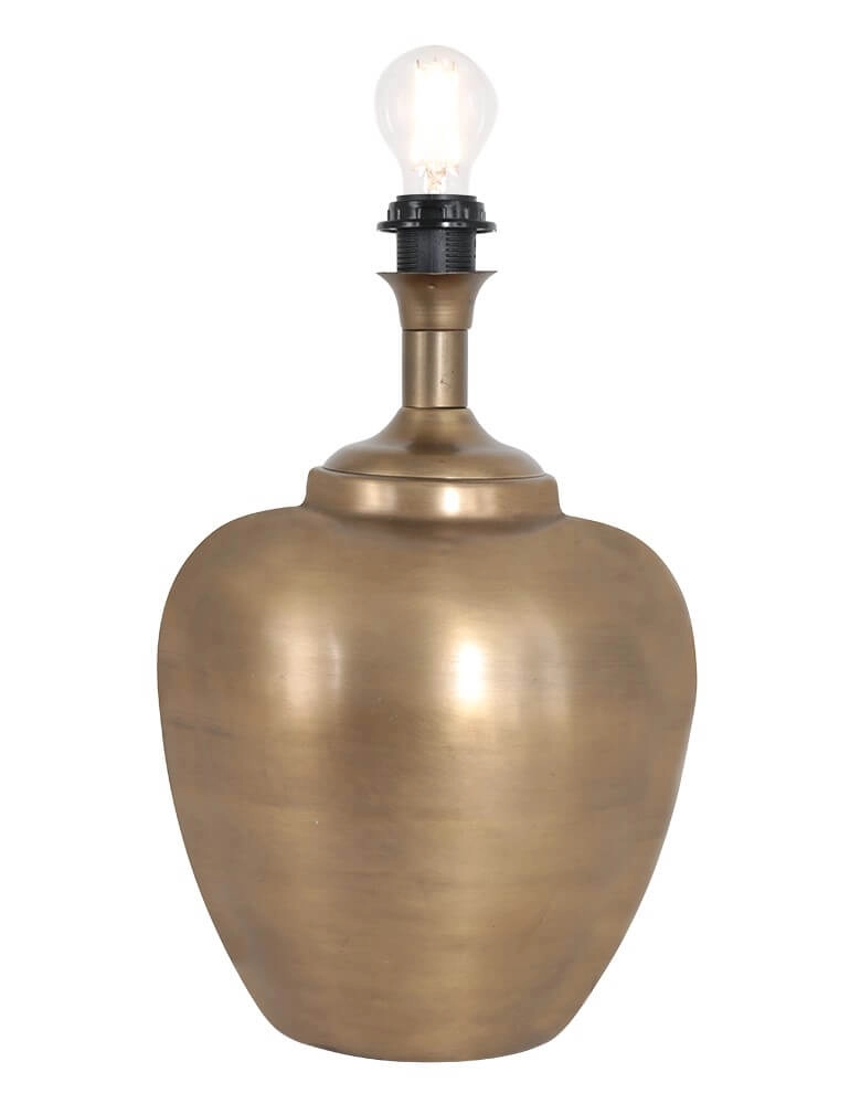 Gouden schemerlamp Brass met groen velvet Steinhauer 8712746151947