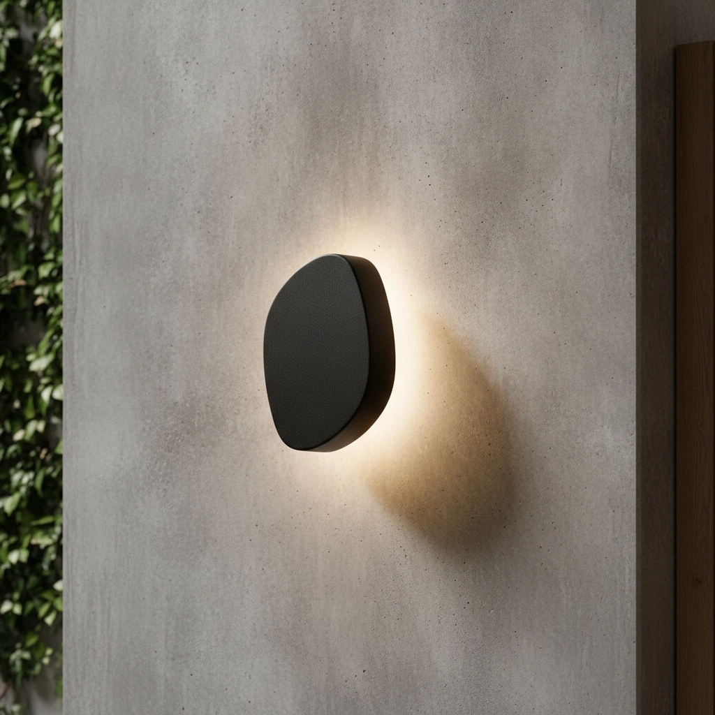 Design wandlamp Balic buiten zwart