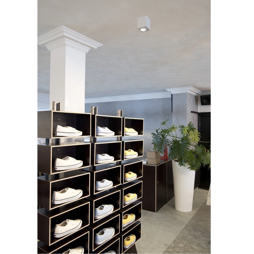 Opbouwspot Triledo Square CL SLV 4024163142052