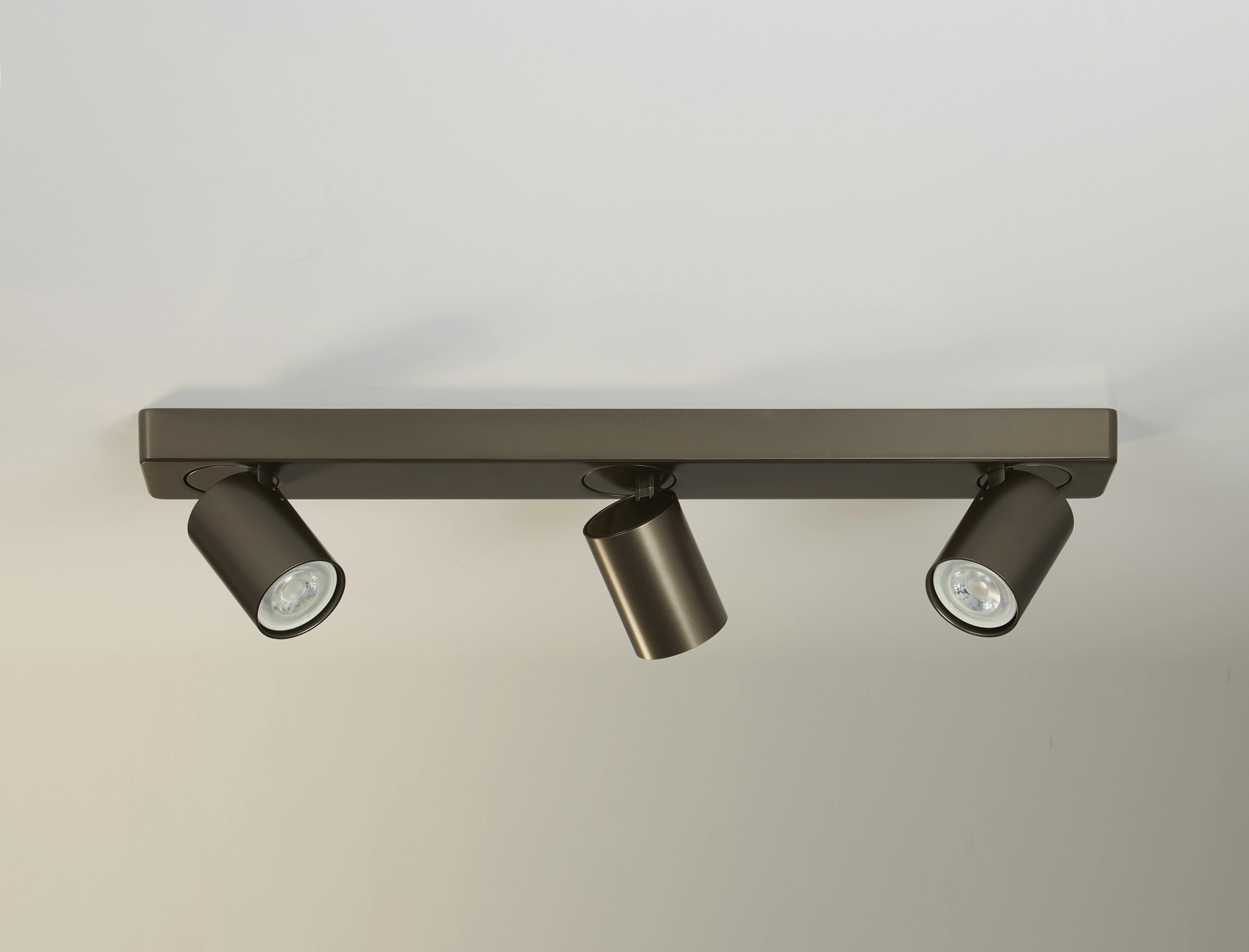 Plafondlamp Moon 3 rechthoekig brons Lyora 5053423311845