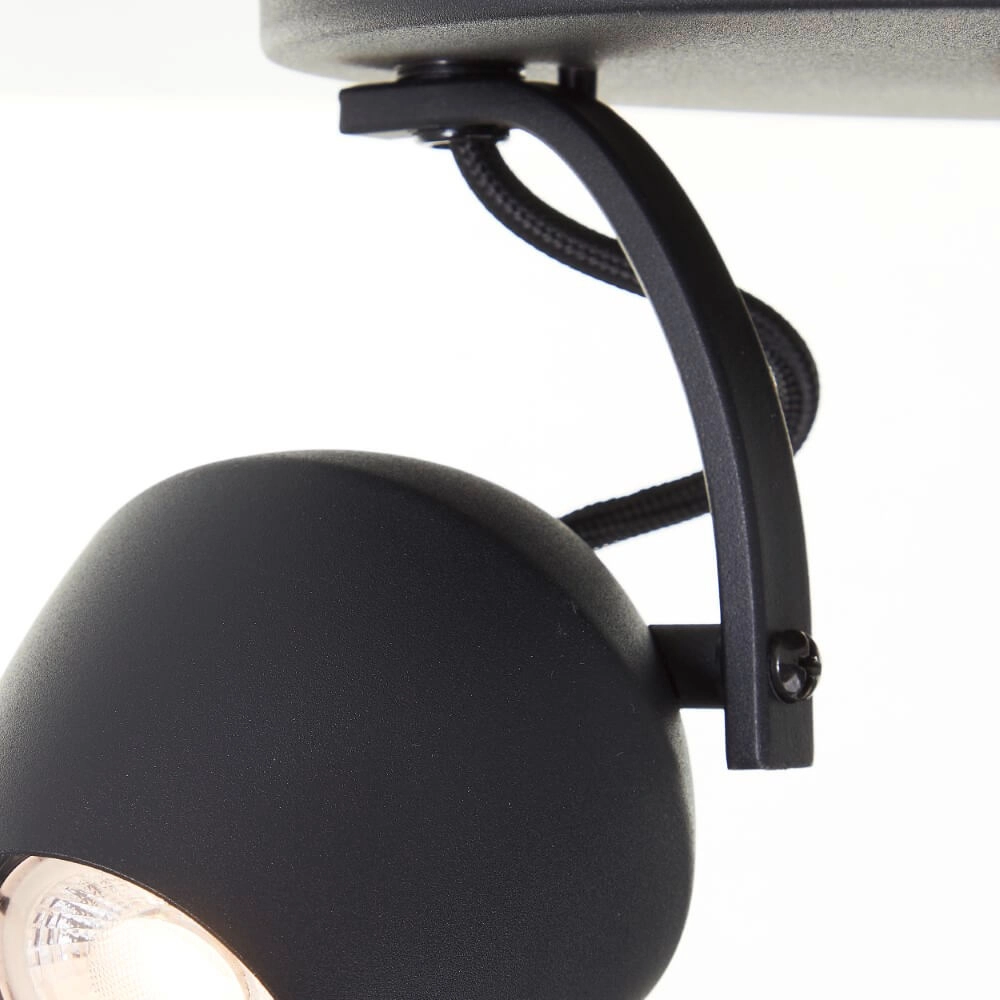 3-lichts opbouwspot Vertino zwart Brilliant 4004353441387