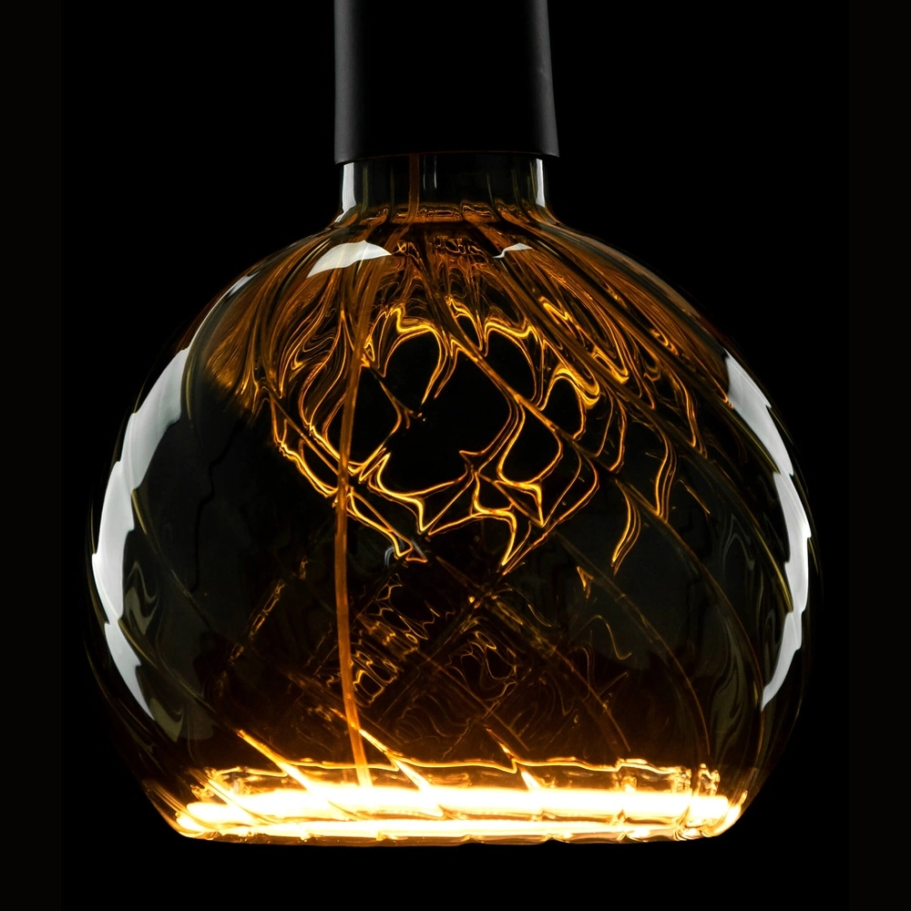 Design lichtbron Floating smoke twist - 6W - E27 - 230lm - 1900K - Ø 15cm