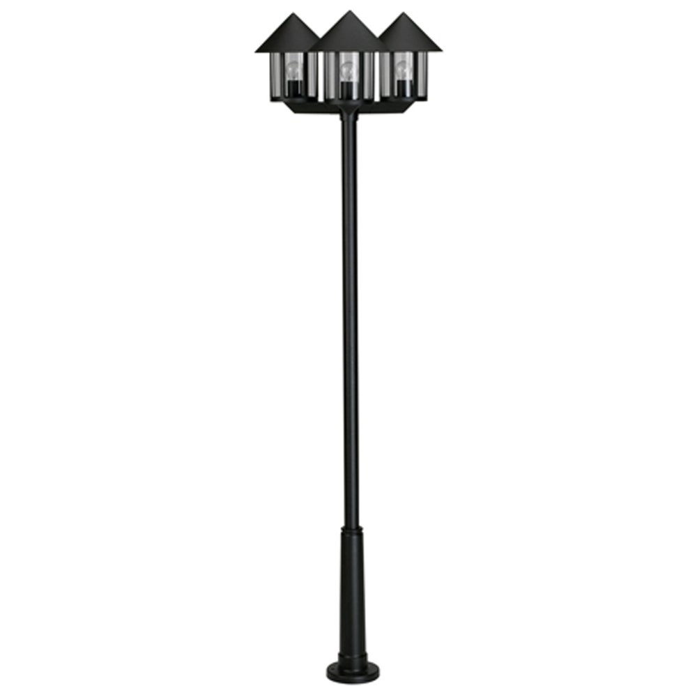Staande lamp met 3 lampen Toit 220cm-zwart