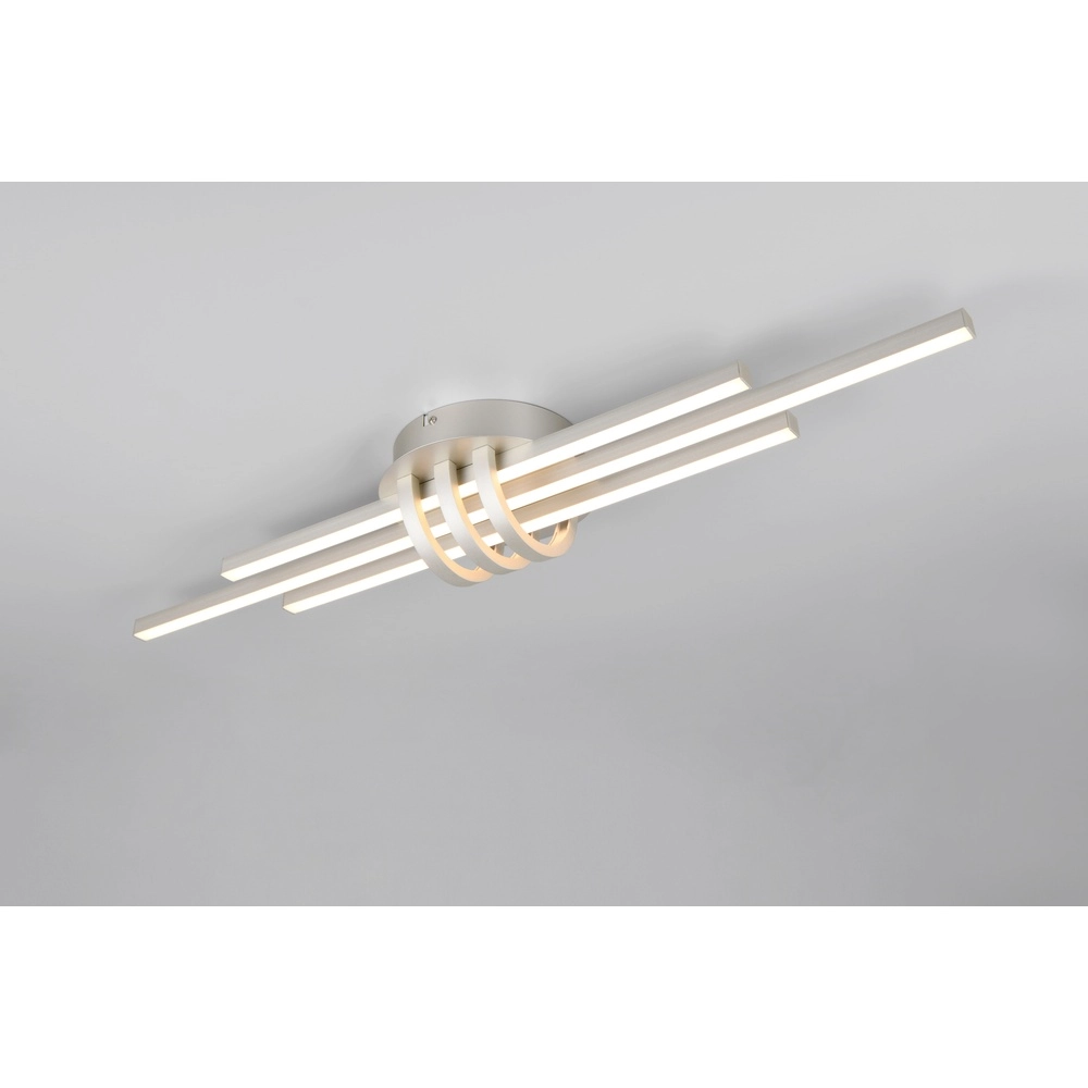 Plafondlamp Cinto design nikkel Trio 4017807612516
