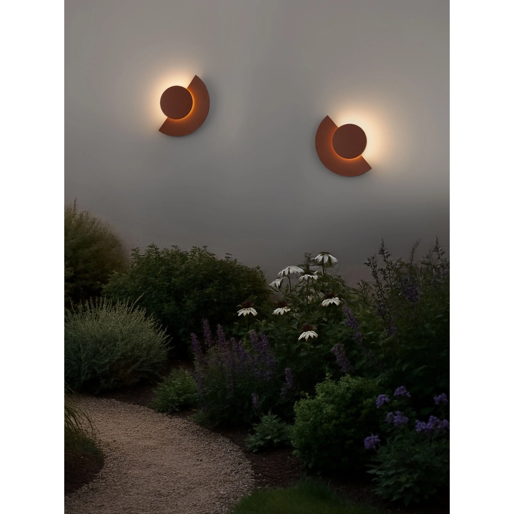 Moderne wandlamp Gloo roestbruin - 2700K Lyora 5212017497260