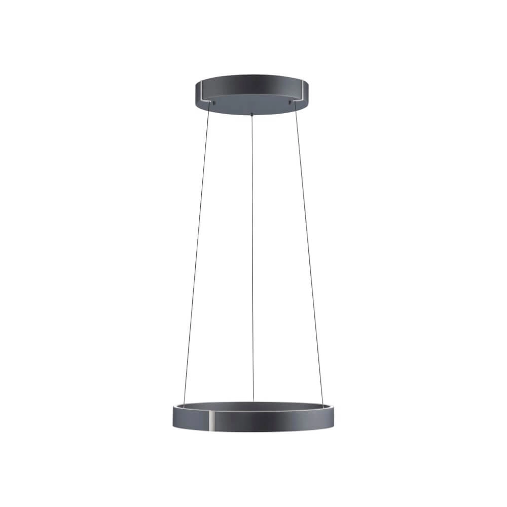 Ronde hanglamp Pure E-Clipse grijs Ø 50cm Ronde hanglamp Pure E-Clipse grijs Ø 50cm