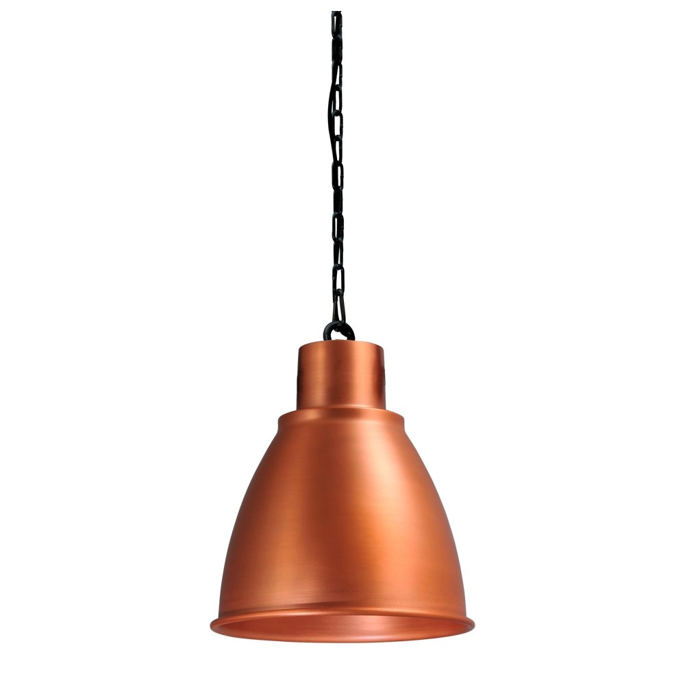 Roodkoperen hanglamp Industria 27 roodkoper met zwart Roodkoperen hanglamp Industria 27 roodkoper met zwart