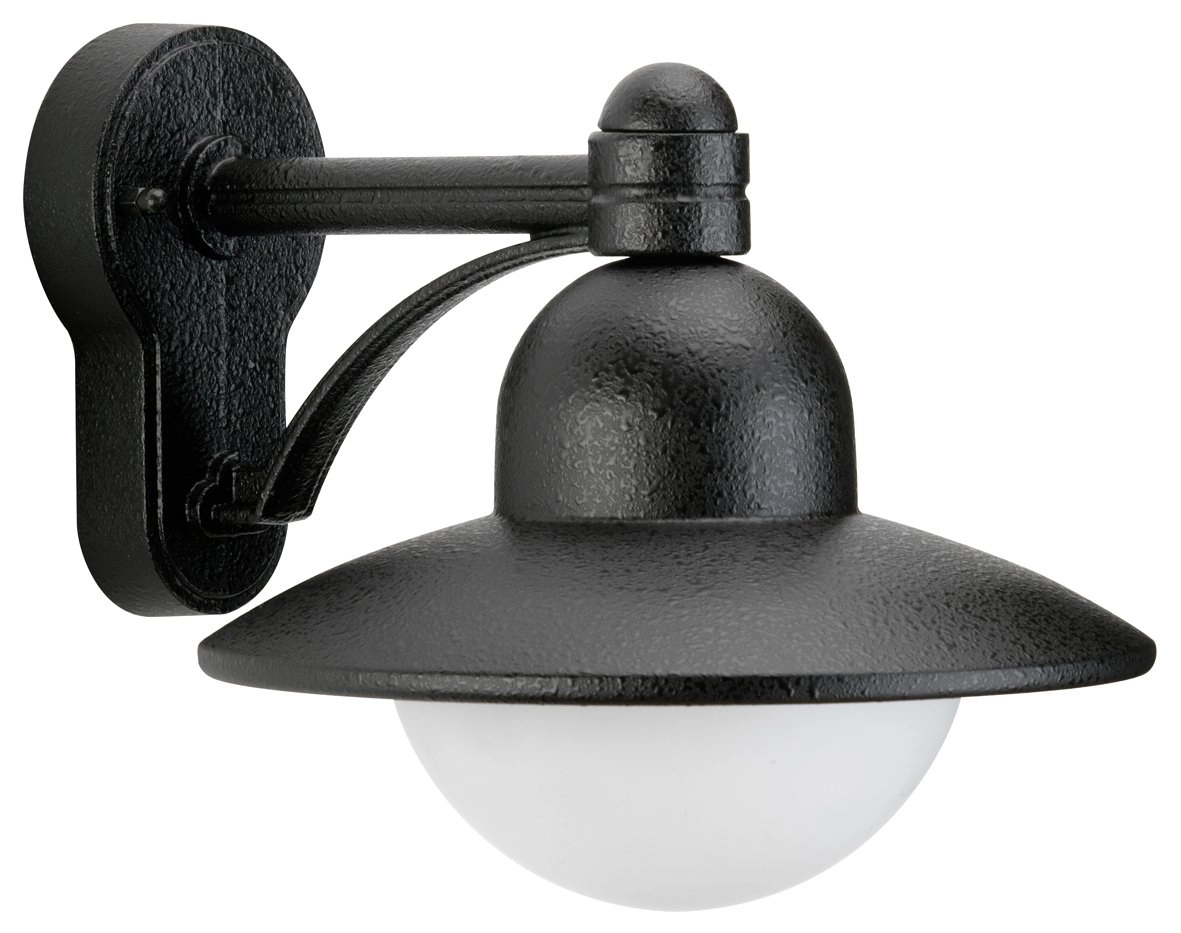 Buitenlamp wandlamp zwart Mauty 25cm Buitenlamp wandlamp zwart Mauty 25cm