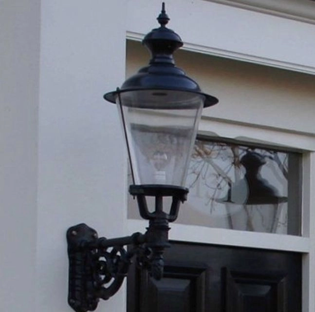Wandlamp nostalgische stijl Marken zwart KS Verlichting 8714732121644