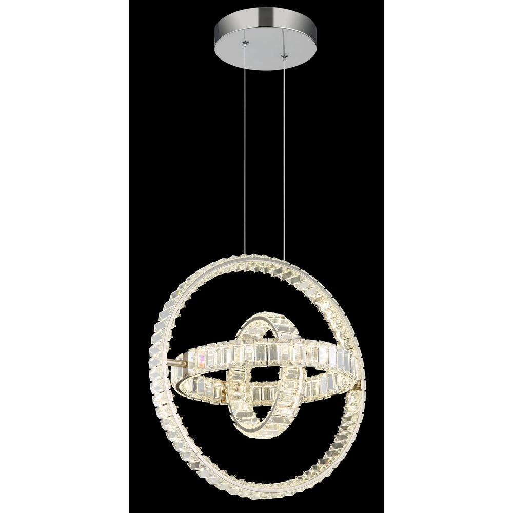 Unieke hanglamp Neil chroom Globo 9007371516414