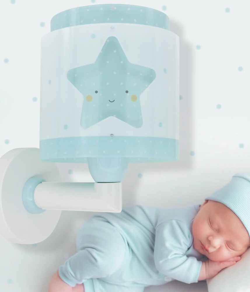 Kinderkamer wandlamp Baby Dreams blauw Dalber 8420406001906