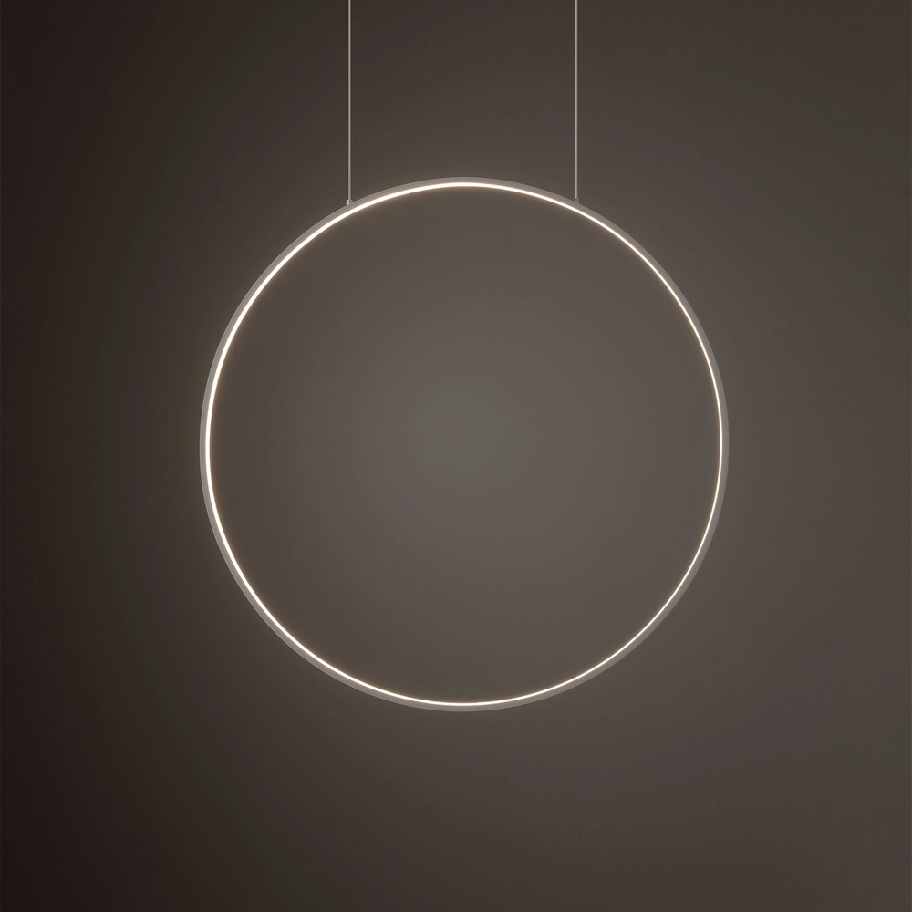 Design hanglamp Circolo Led wit Ø 60cm verticaal Lyora 5903139116053