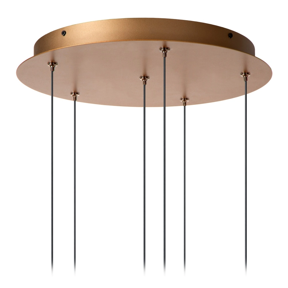 Design hanglamp Griffith 6-lichts brons Premium by Lucide 5411212241948