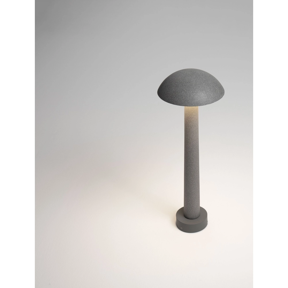 Ronde tuinlamp Tura betongrijs 55cm Lyora 5212017454645