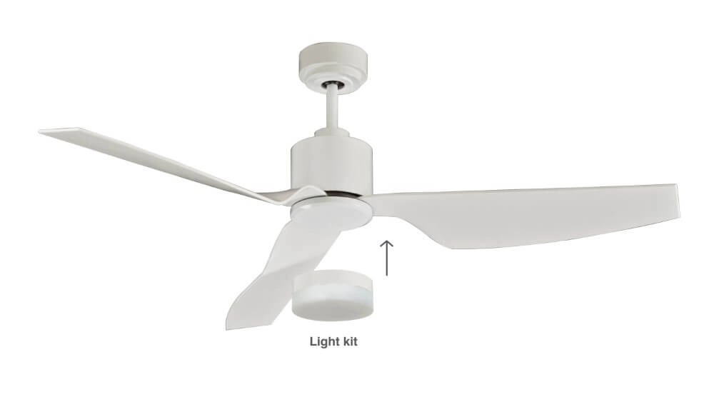 Witte plafondventilator Airfusion Climate II Ø 127cm Beacon 9333509091158