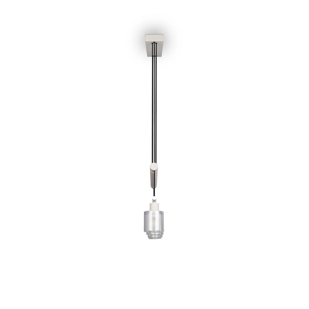 Hanglamp Neralo 4-lichts grijs Trio 4017807702910