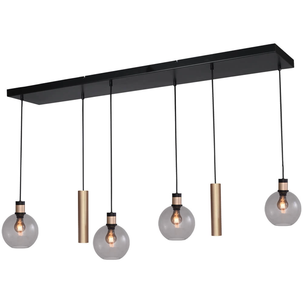 Hanglamp Lazise 2 4x Ø 20cm en 2x GU10 Hanglamp Lazise 2 4x Ø 20cm en 2x GU10