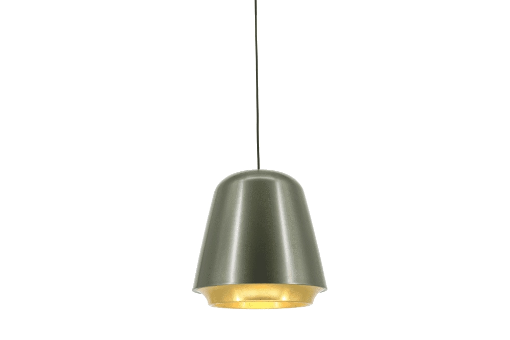 Design hanglamp Santiago Ø 35cm grijs met goud Artdelight 8719831734962