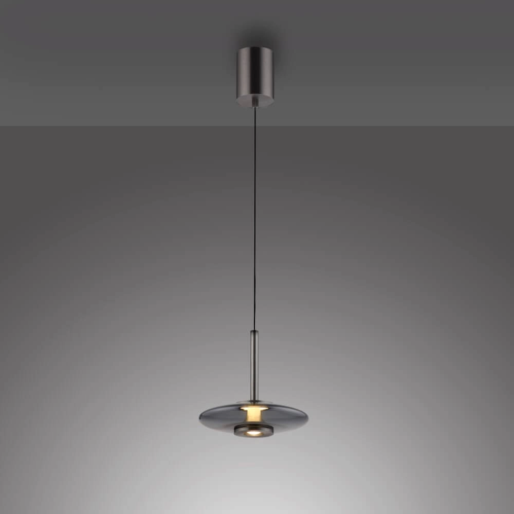 Design hanglamp Pure Vitrum grijs Paul Neuhaus 4012248383957