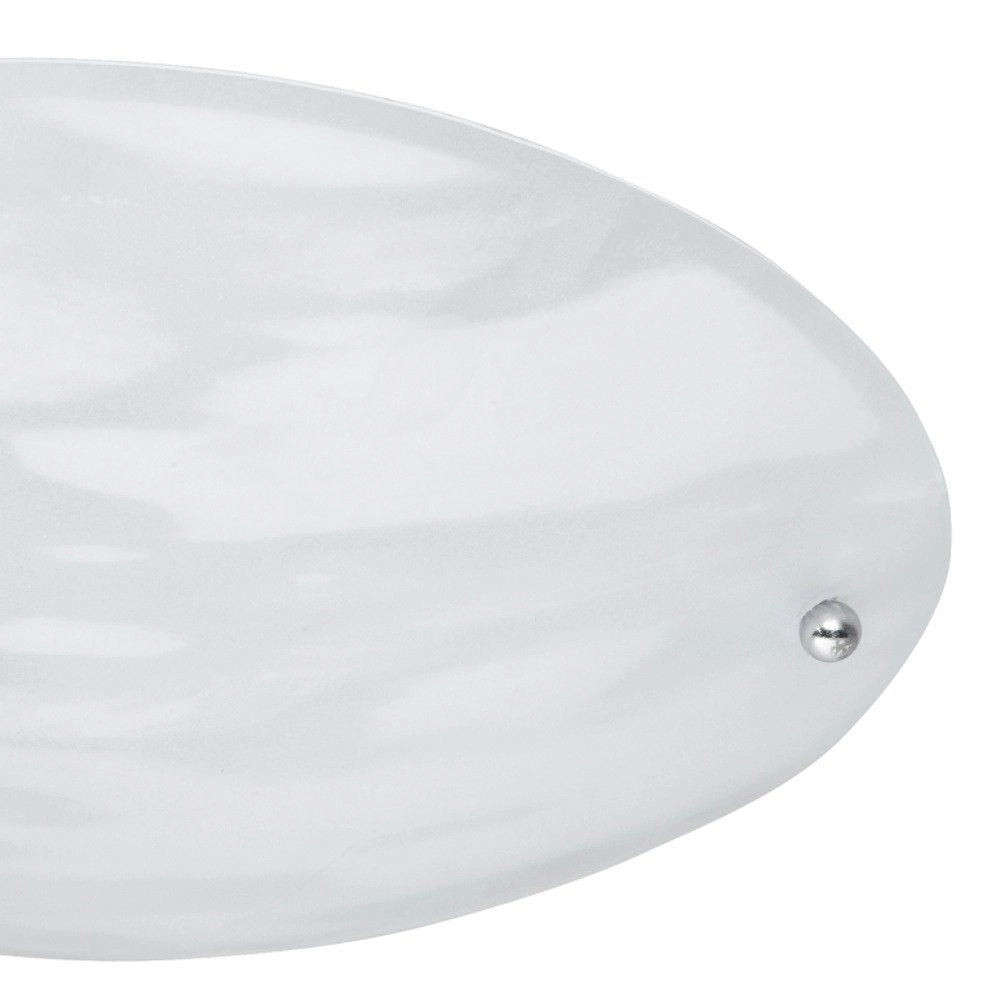 Plafondlamp Lana 25cm gevlamd wit Trio 4017807138245