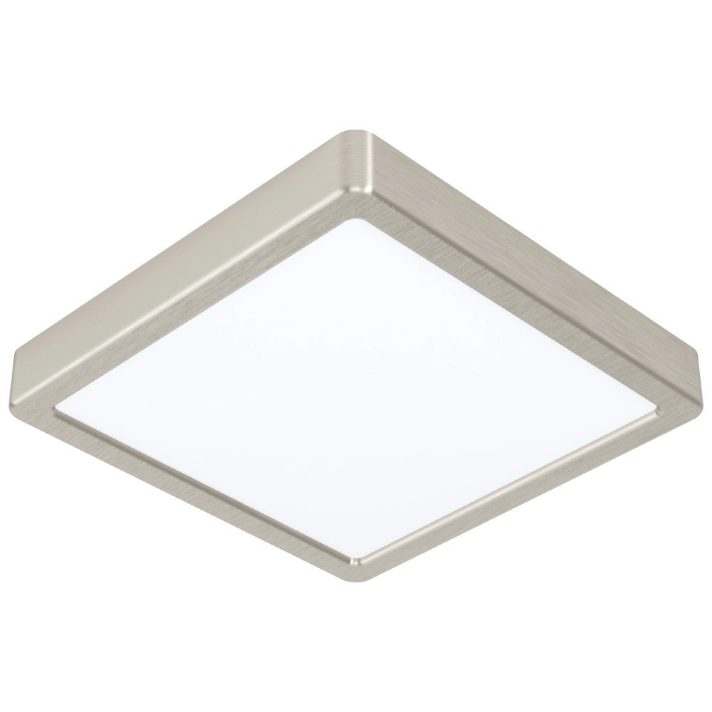 Vierkante plafondlamp Fueva 5 21cm - 4000K RVS Vierkante plafondlamp Fueva 5 21cm - 4000K RVS