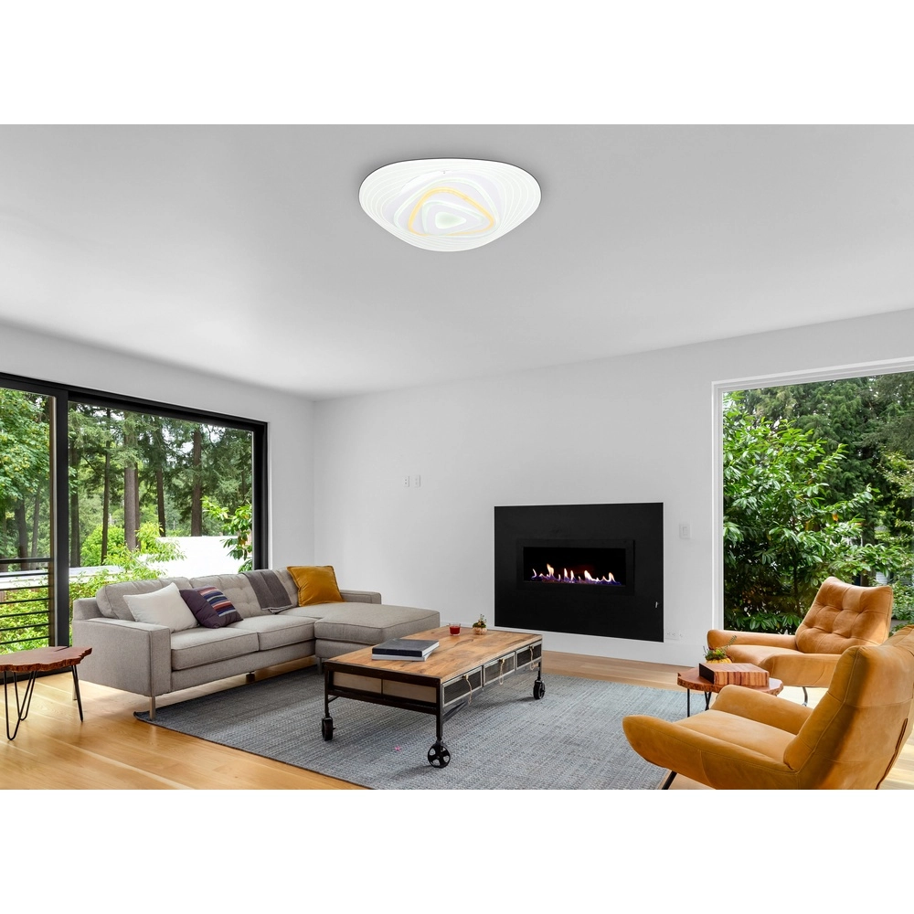 Moderne plafondlamp Jocelyn wit Globo 9007371401697